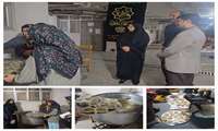 پخت آش نذری فاطمیه در خوابگاه دانشجویی دخترانه کوثر 